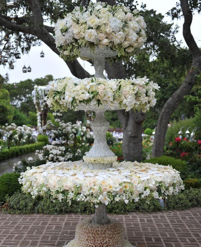 Mariage - Un affichage Escort Carte de fleur couvert