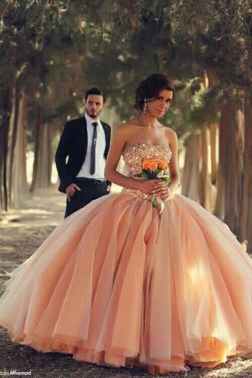 Wedding - Peach Dress 