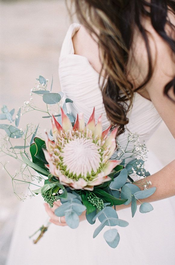 Hochzeit - Protea Blumenstrauß