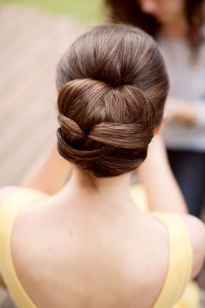 Wedding - Beautiful Straight Wedding Hair Updo 