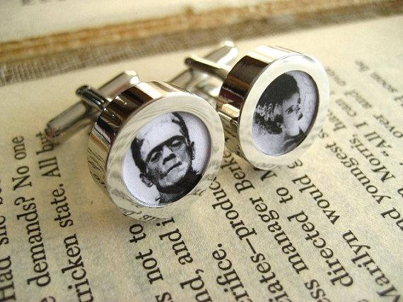 Wedding - Frankenstein And The Bride Cufflinks