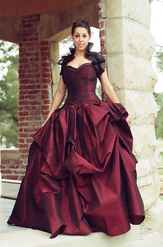 زفاف - صخب بثوب الزفاف الأحمر فستان راشيل ثوب