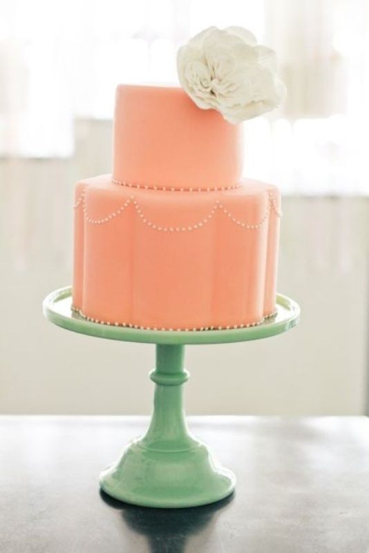 Mariage - Coral & Mint