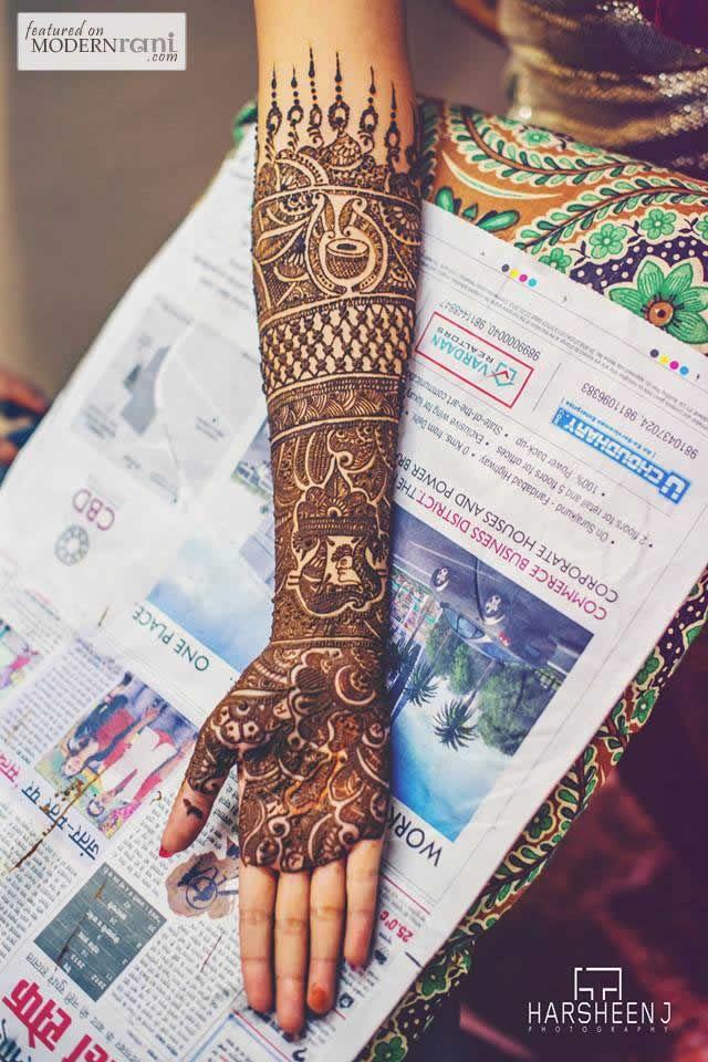 Mariage - Henné nuptiale, l'Asie du Sud mariée, Mehendi