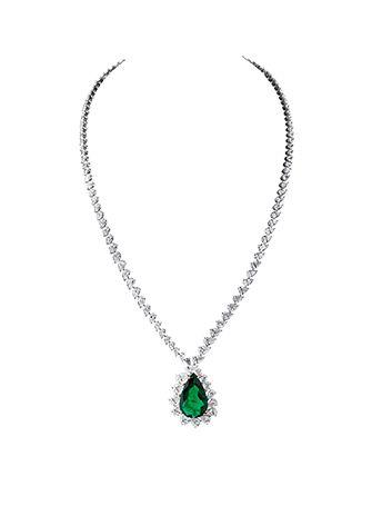 Mariage - Emerald Necklace