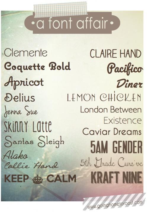 Hochzeit - Kostenlose Vintage-Fonts