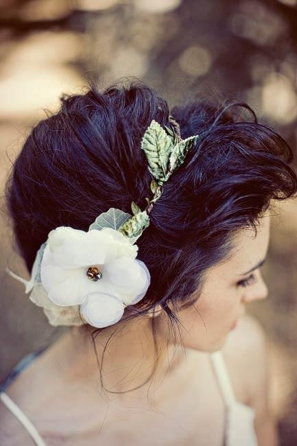Wedding - Nature Girl Halo In Ivory- Style C101