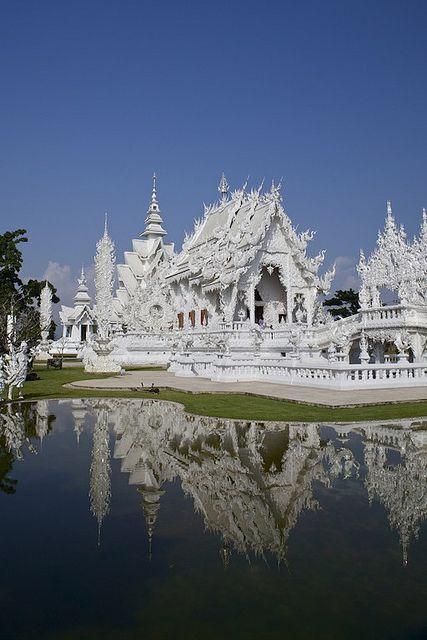 Hochzeit - Weißer Tempel, Chiang Rai, Thailand