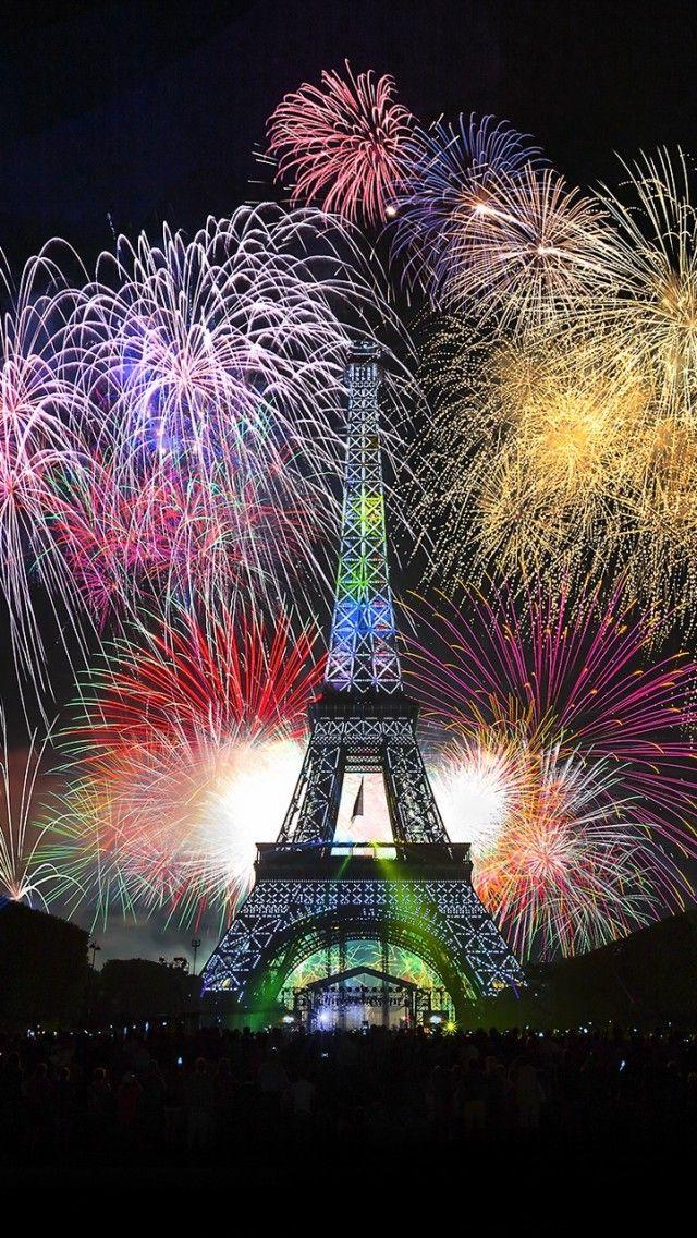 Wedding - New Year Paris Fireworks 2014 