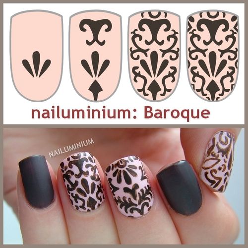Mariage - Nails baroques