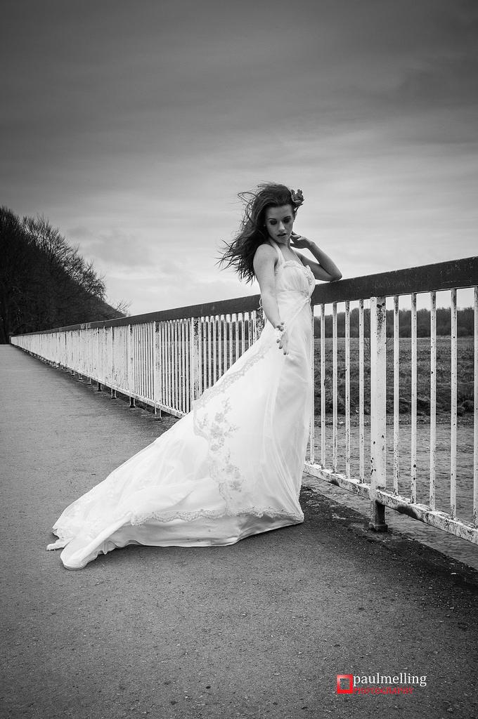 Wedding - Bridal Bridge Portrait