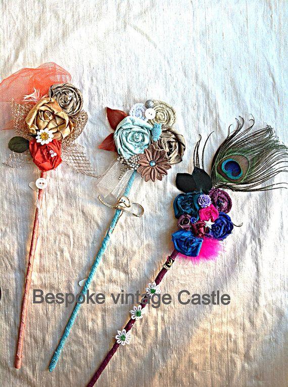 Wedding - Gorgeous Flower Girls Wands, Princess, Birthday, Flower Girls, Children, Play, Make Believe, Wedding, Child, Girls Item, Gift