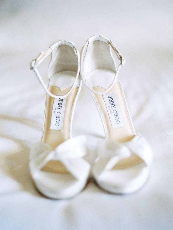 jimmy choo white wedding shoes