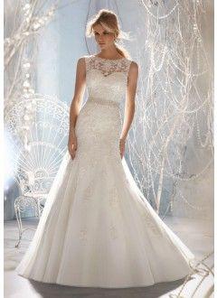 Wedding - Beaded Tulle And Lace Wedding Dress 