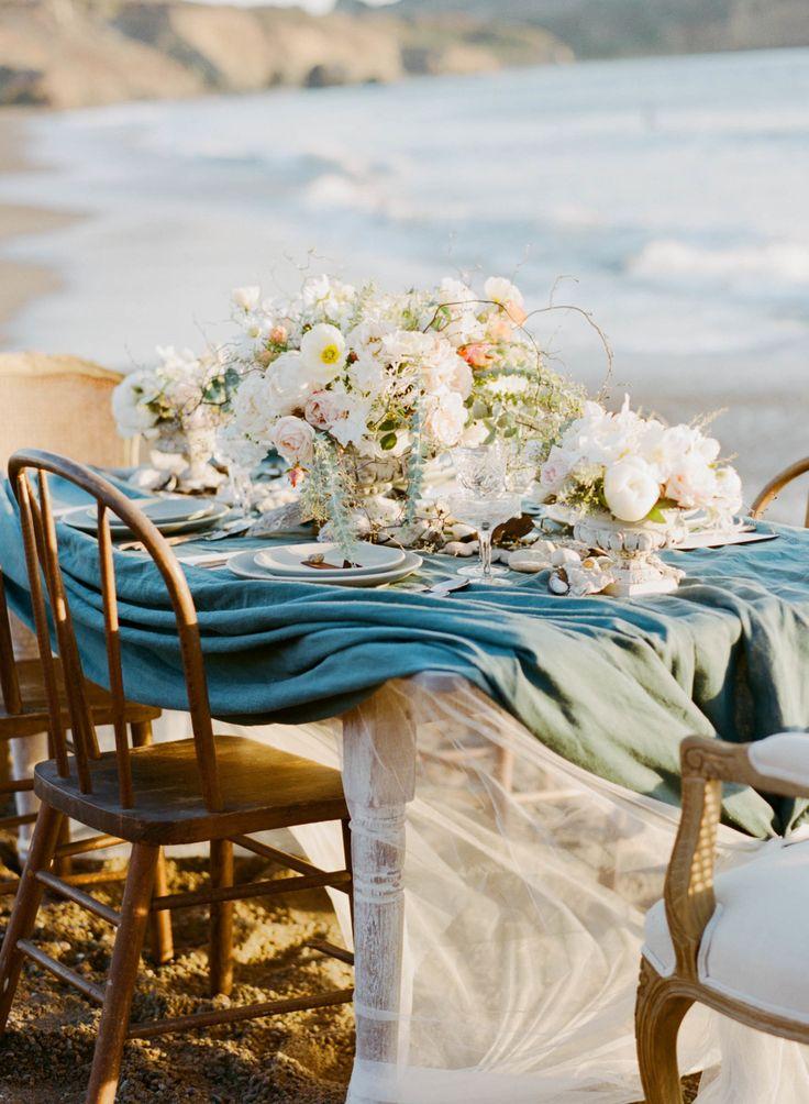 Wedding - Elegant Beach Wedding Inspiration 