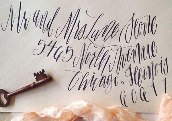 Wedding - Calligraphy Inspiration: Mon Voir