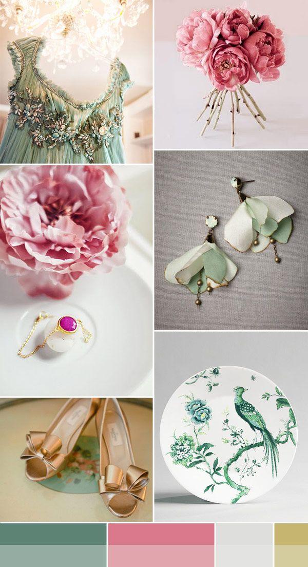 Mariage - Chinoiserie mariage, Jade Rose Couleurs de mariage, mariage chinois japonais
