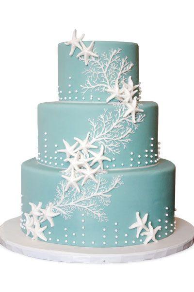 Wedding - Beach-inspired Cake 