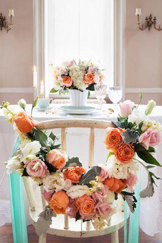 زفاف - قصص الطاولة اللون
