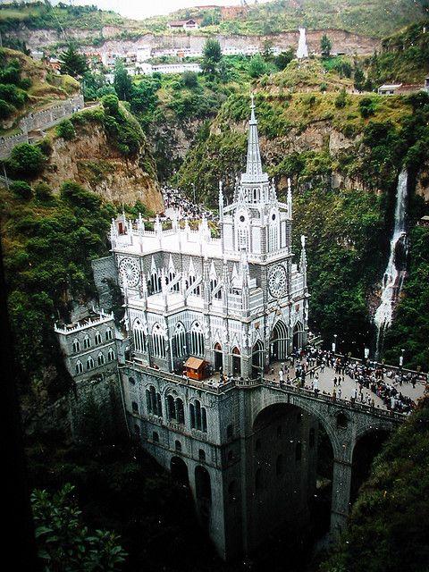 Hochzeit - Santuario De Las Lajas, Kolumbien.