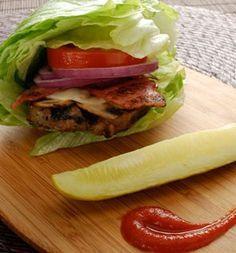 Hochzeit - Gegrillte Lettucewrapped Türkei Burger.
