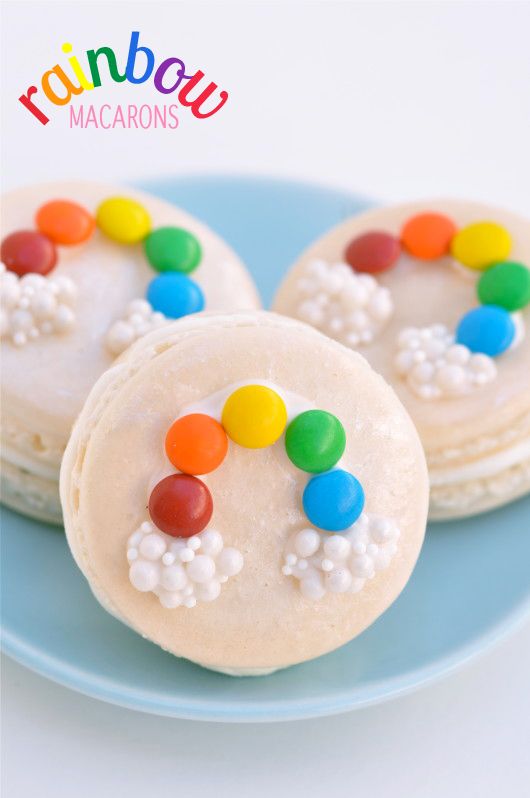 Wedding - Rainbow Macarons 