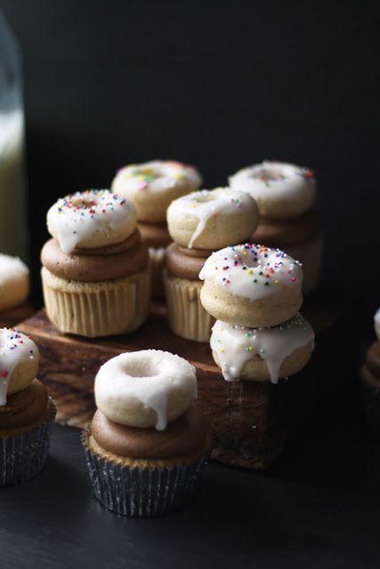 Hochzeit - Kaffee und Donuts Cupcakes