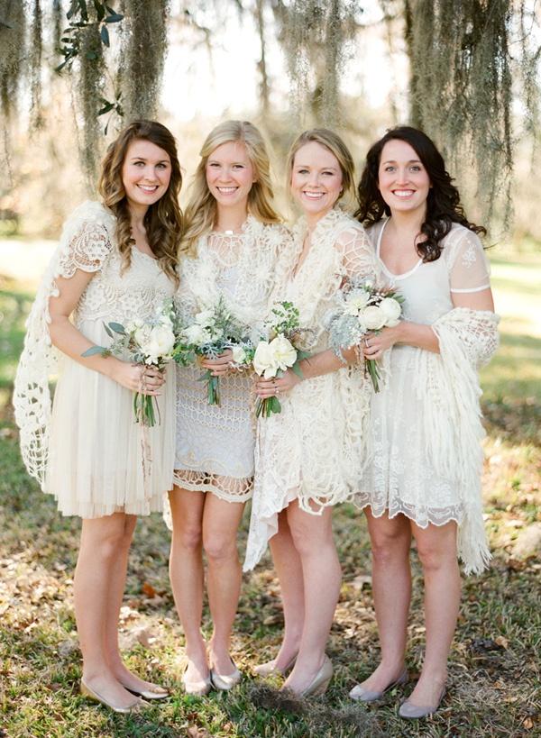 Wedding - Lace Bridesmaids 