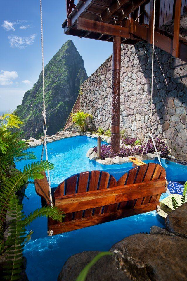 Wedding - St. Lucia Ladera Resort is the place for the couple.