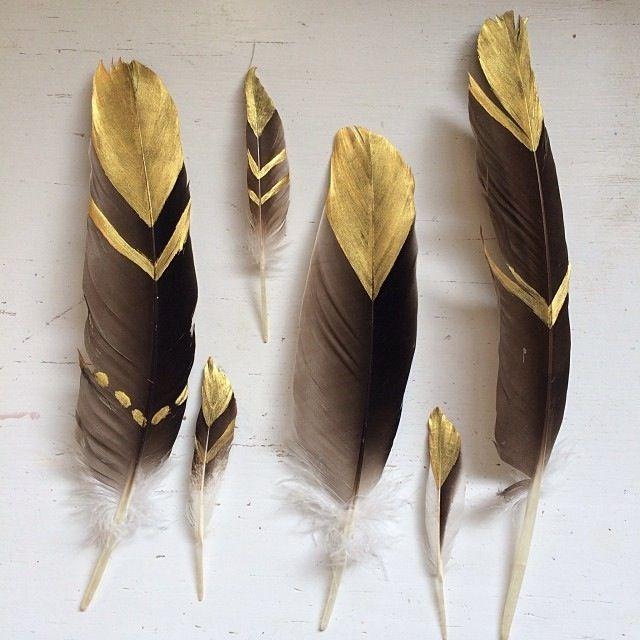 Wedding - Feather Gold 