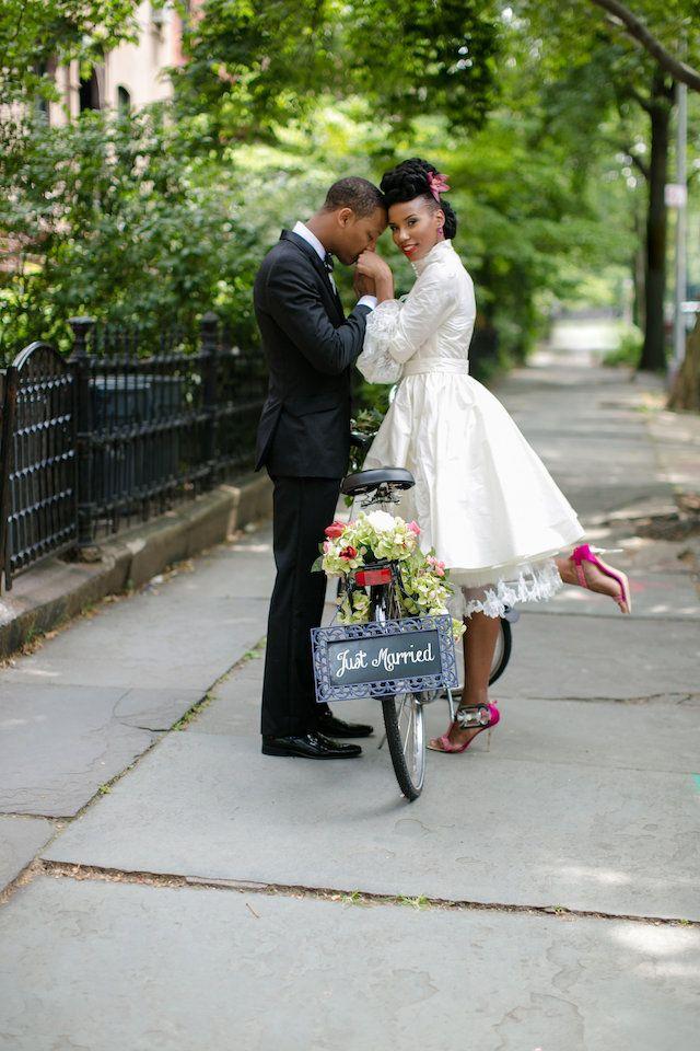 زفاف - بروكلين الإلهام الزفاف مع تفاصيل خمر