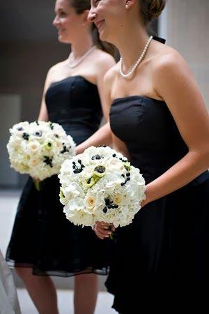 زفاف - الأسود والأبيض والعاج الزفاف