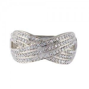 Wedding - Pleated Wedding Cuff Bracelet Under £50 