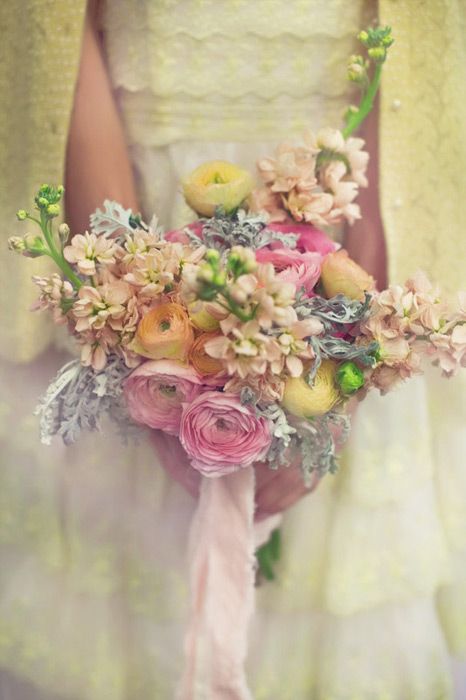 Mariage - Pastel Bouquet de mariage.