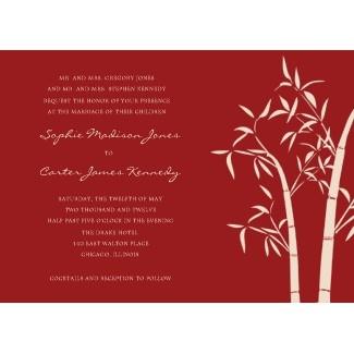 Wedding - Red Bamboo 