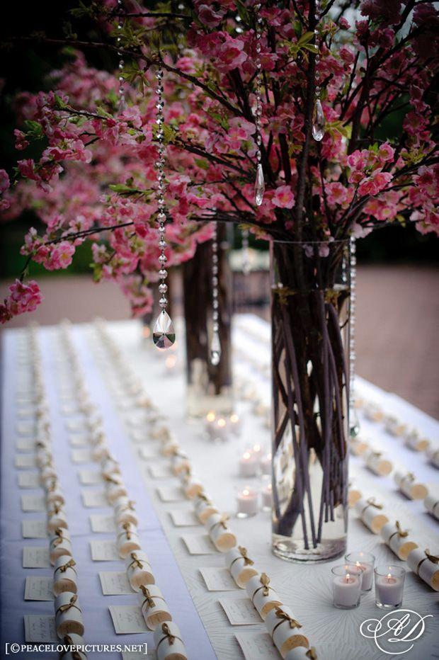 زفاف - أنا أحب وأزهار الكرز