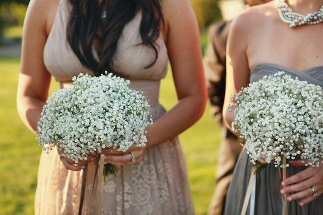 Wedding - Babies Breath Bouquets 