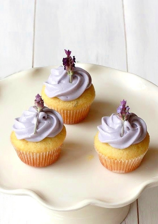 Wedding - Lavender Cupcakes 