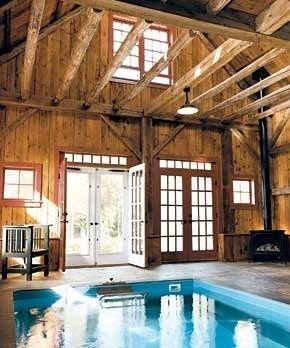 Wedding - It's A Pool....in A Barn....I'm In Love. 