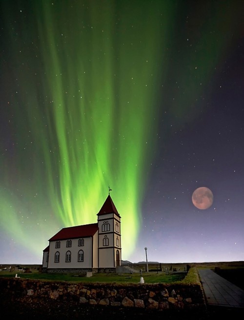 زفاف - الشفق القطبي الشمالي - أيسلندا