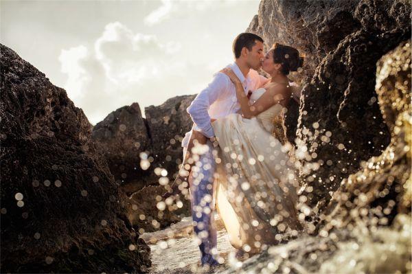 Wedding - Romantic beach wedding photos
