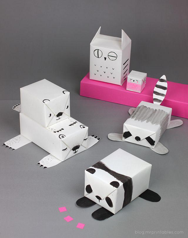 Mariage - Emballage cadeau animal DIY