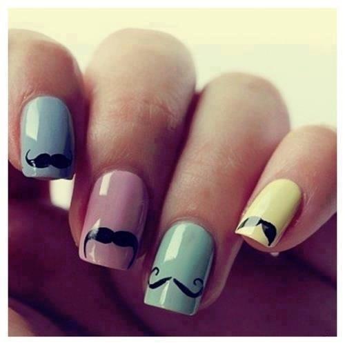 Mariage - Nails Mustache