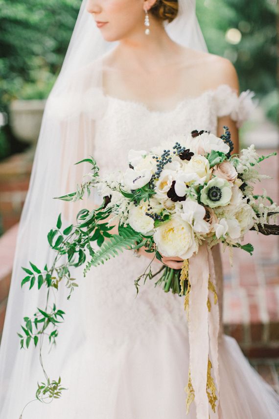 Wedding - Anemone Bridal Bouquet 