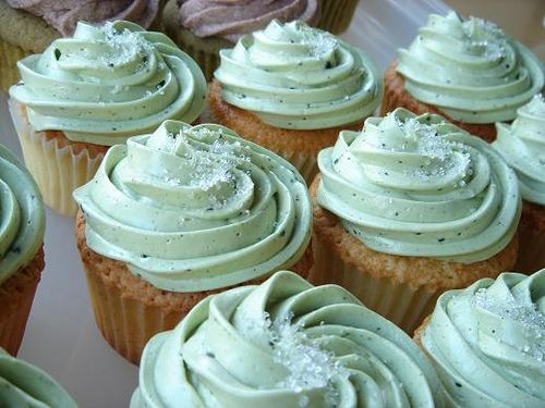 Wedding - Mint Green Pistachio Cupcakes 