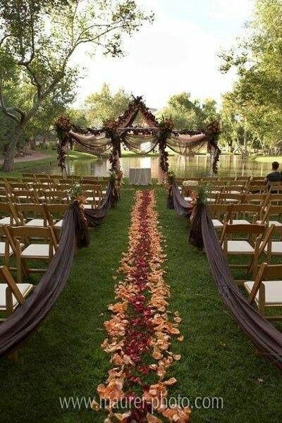 Свадьба - Красивая Осень Тематическая Свадьба 