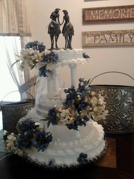 Wedding - Western Wedding Cake 