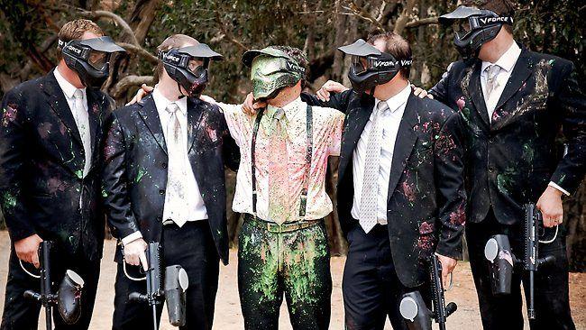 Wedding - Trash The Tuxedo (Paintball Style) 