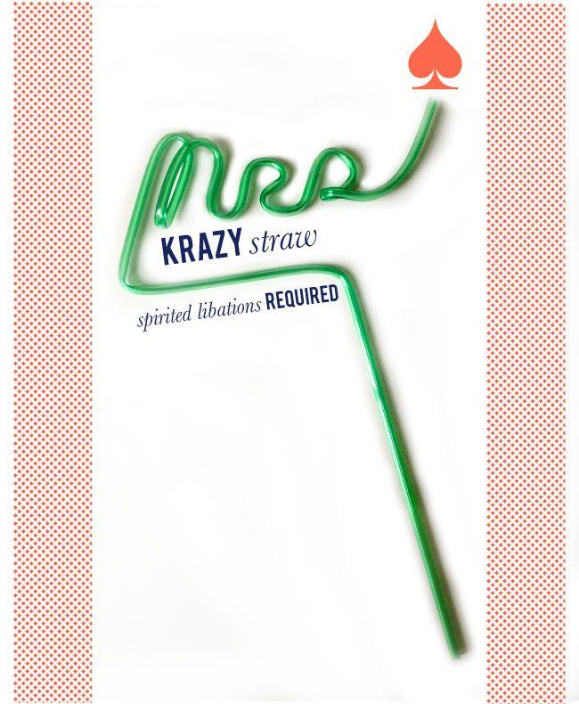 Wedding - Custom Krazy Straws 