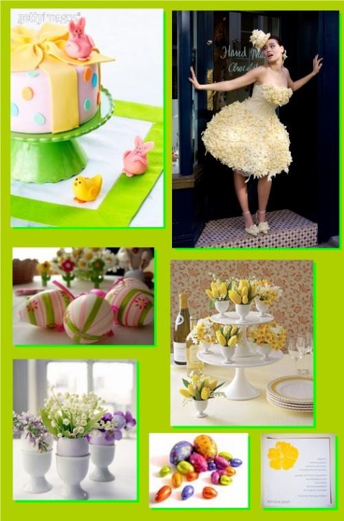 Hochzeit - Große Oster-Hochzeits-Thema und der Farben